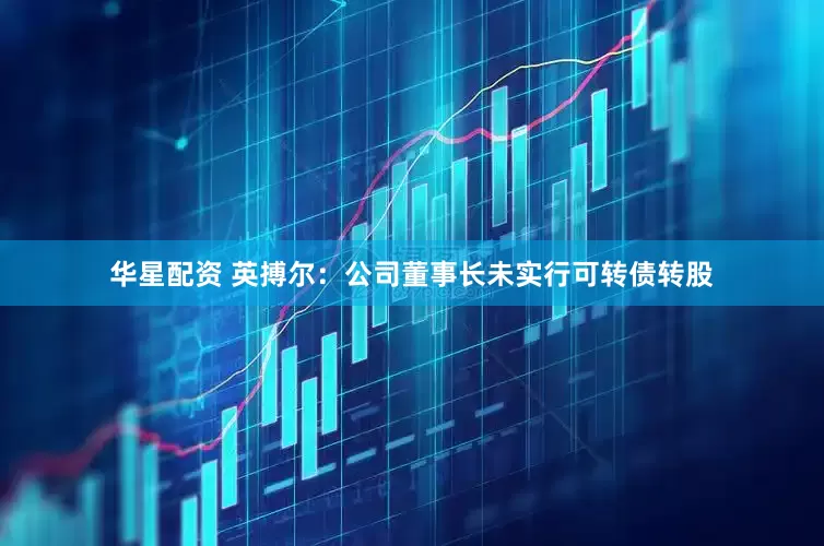 华星配资 英搏尔：公司董事长未实行可转债转股